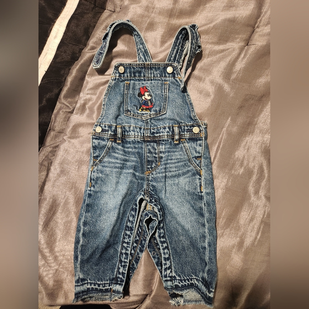 Baby Gap Minnie Mouse Overalls 18-24 months